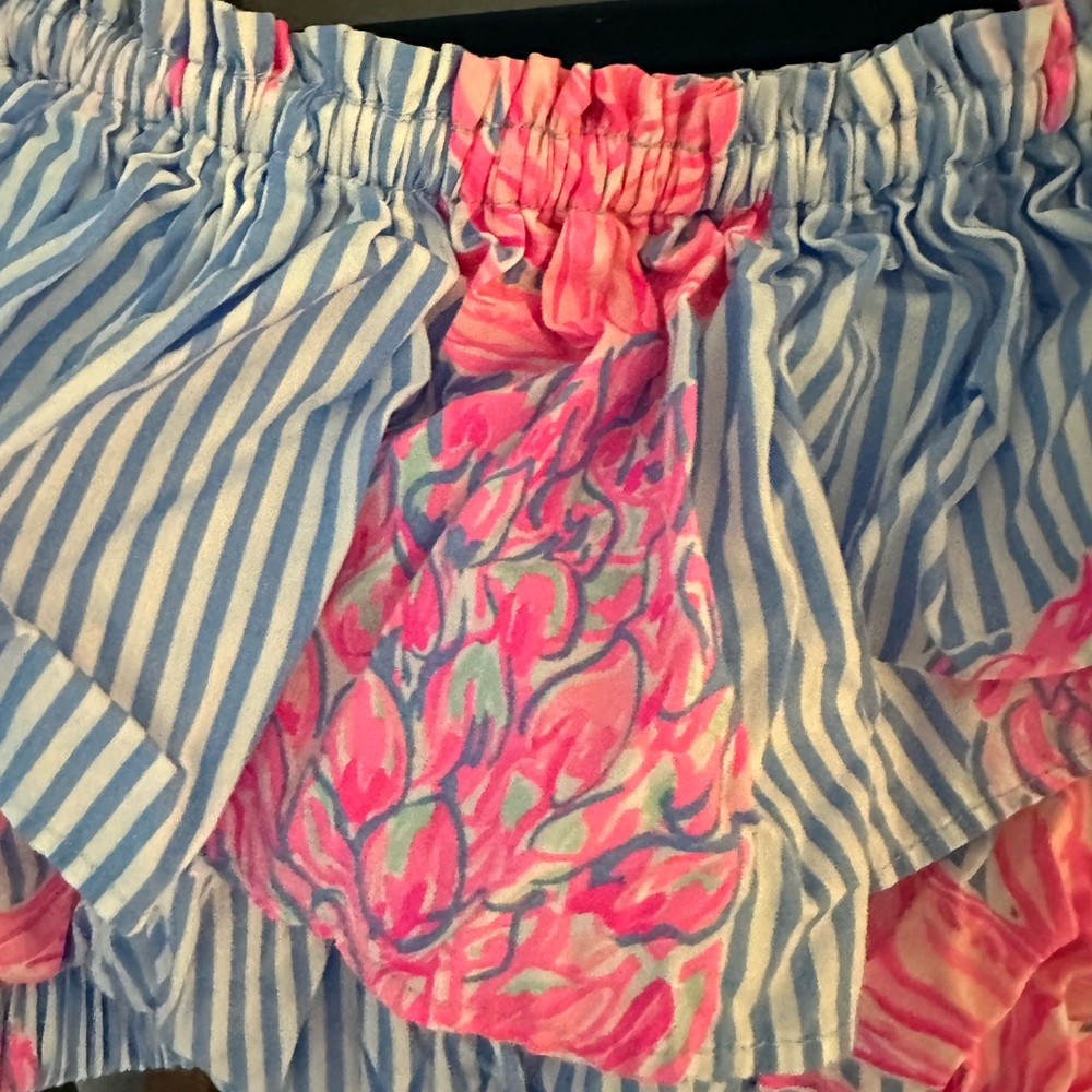 Lilly Pulitzer Larissa Maxi Set in Rum Swizzle Blue Peri - Picture 8 of 12